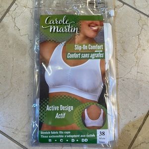 BN in package white bra size 38 comfy fits B-DD